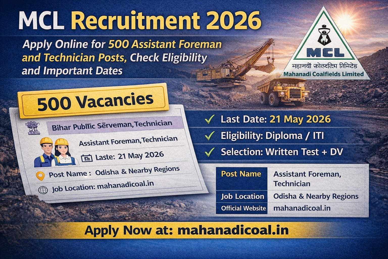 MCL Recruitment 2026